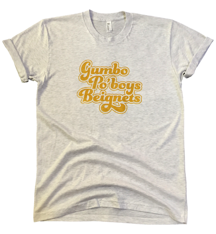Gumbo Poboys Beignets Men's T shirt