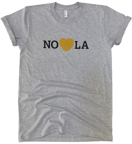 Heart in Nola Men's T shirt