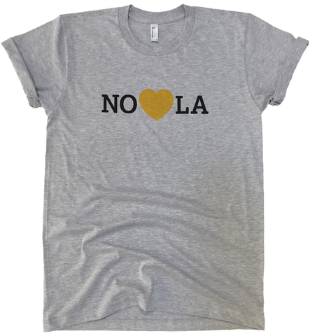 Heart in Nola Men's T shirt