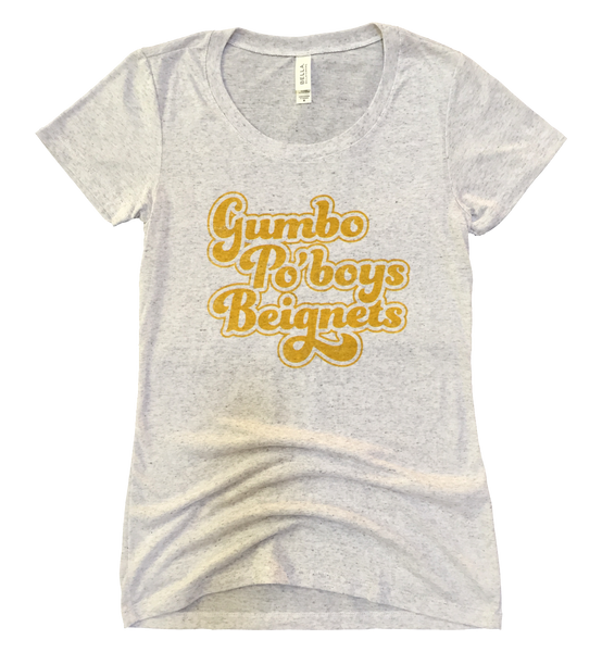 Gumbo Poboys Beignets Women's T shirt